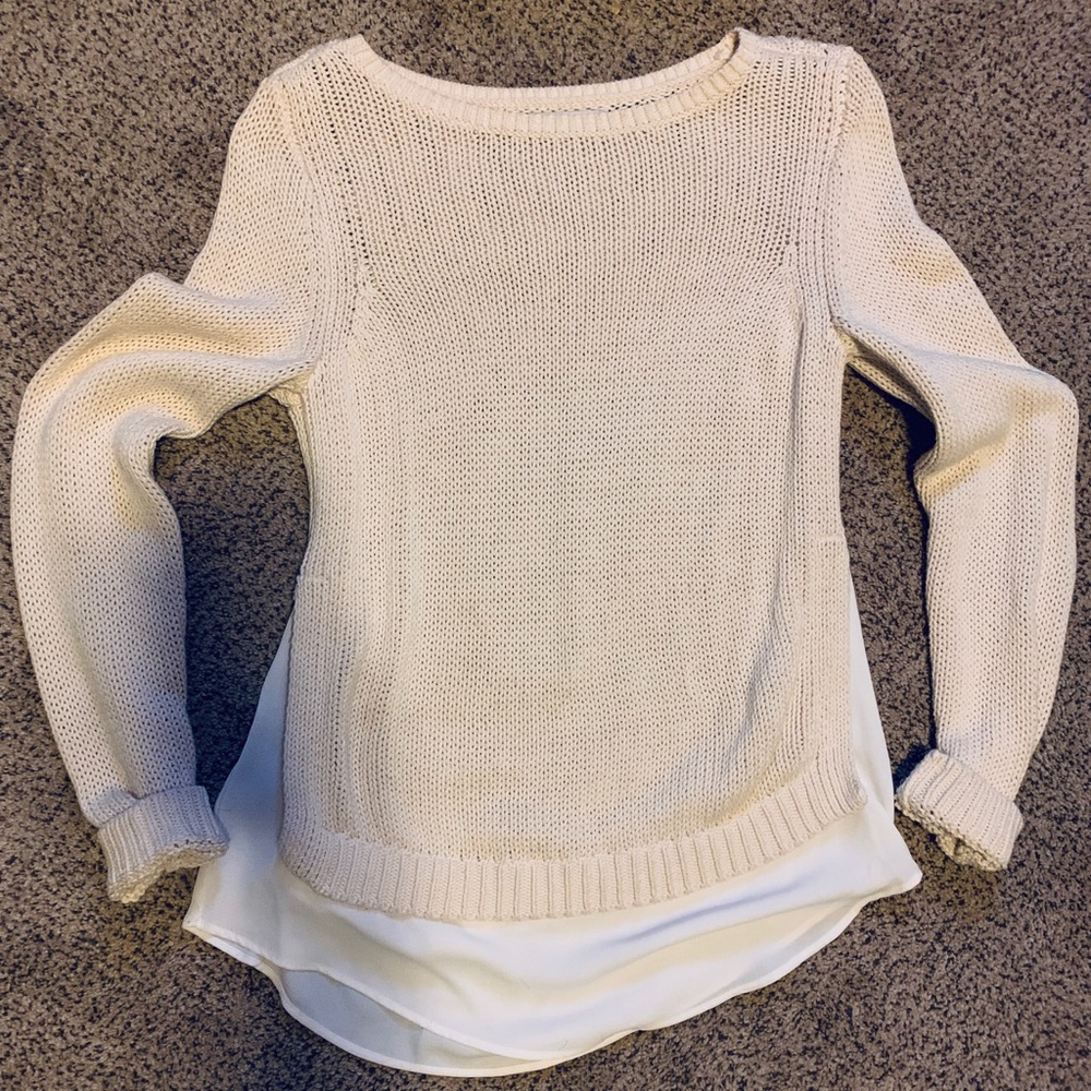 Layered sweater
